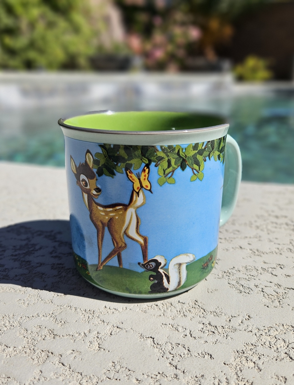 Vintage Bambi Disney Coffee Mug